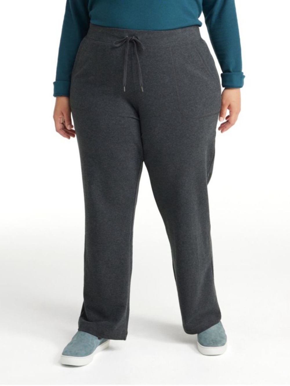 LL Bean dark gray Drawstring Lounge Pants size XL